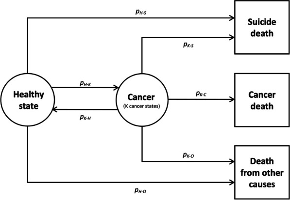 Collider and reporting biases involved in the analyses of cause of death associations in death certificates: an illustration with cancer and suicide.