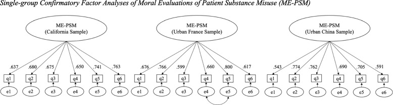 A quantitative survey measure of moral evaluations of patient substance misuse among health professionals in California, urban France, and urban China.