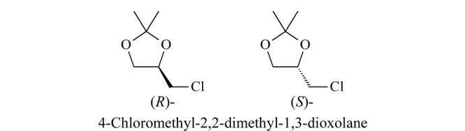 [Chiral capillary gas chromatography for the separation of the enantiomers of 4-chloromethyl-2,2-dimethyl-1,3-dioxolane].
