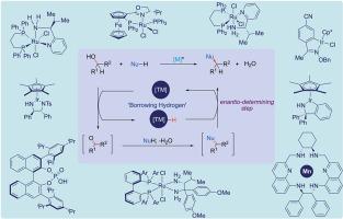 Recent developments in transition metal-catalyzed asymmetric borrowing hydrogen catalysis