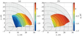 Two-Dimensional Distribution of Plasma Electric Potential in the T-10 Tokamak