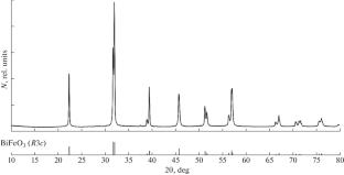 Spatial Spin-Modulated Structure of Bi1 – xSrxFeO3 – y (x = 0, 0.05, and 0.10) Multiferroics