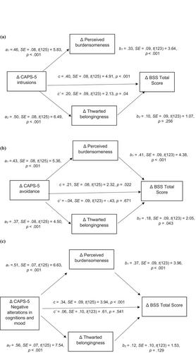 Evidence-based treatment for posttraumatic stress disorder decreases suicidal ideation by reducing perceived burdensomeness among veterans in an outpatient program