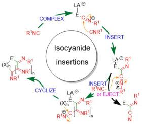 Multiple Isocyanide insertions promoted by protic and Lewis acids