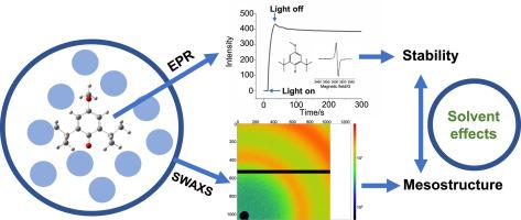 Elucidating solvent effects on the stability of phenoxyl radicals in monohydric alcohols via electron paramagnetic resonance