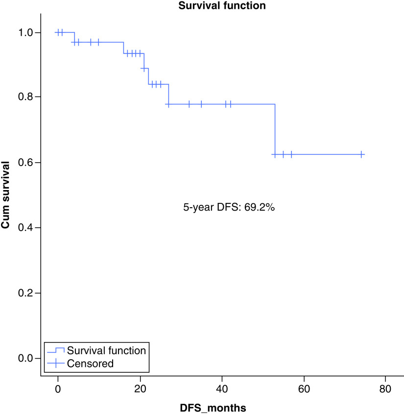 Improved survival of adolescents and young adults patients with T-cell acute lymphoblastic leukemia.