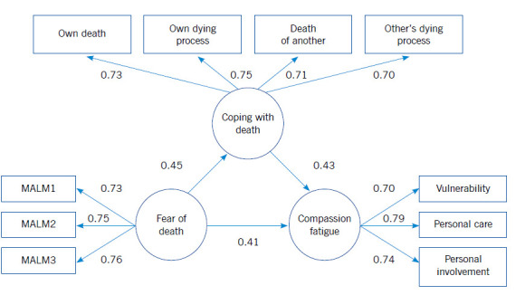 Fear and Coping with Death in Intensive Care Nurses: a Structural Model Predictor of Compassion Fatigue.