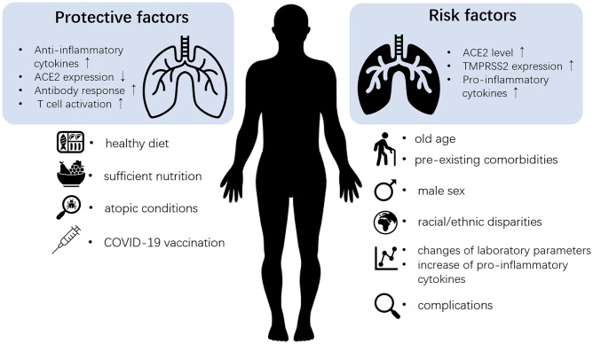 Risk and Protective Factors for COVID-19 Morbidity, Severity, and Mortality.