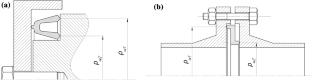 Derivation and exploration of permeability function for contact of wedge-shaped edge of metal seal with flange