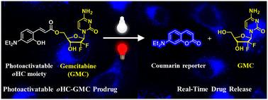 Visible and NIR light photoactivatable o-hydroxycinnamate system for efficient drug release with fluorescence monitoring†