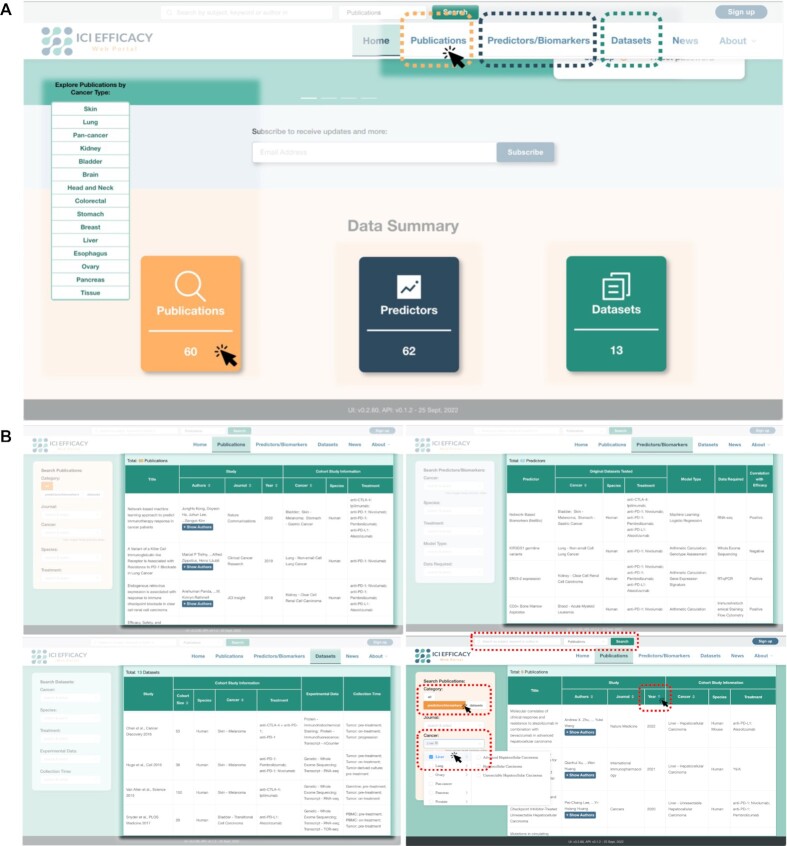 ICI efficacy information portal: a knowledgebase for responder prediction to immune checkpoint inhibitors.