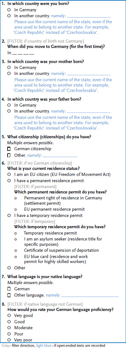 Recommendations for collecting and analysing migration-related determinants in public health research.