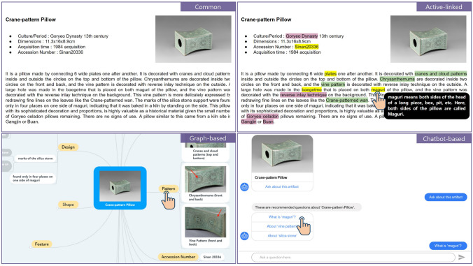 Interactive description to enhance accessibility and experience of deaf and hard-of-hearing individuals in museums.