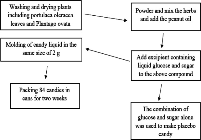 Evaluating the effect of an Iranian traditional medicine-based herbal candy on body composition and appetite in overweight and obese adults: A preliminary study.