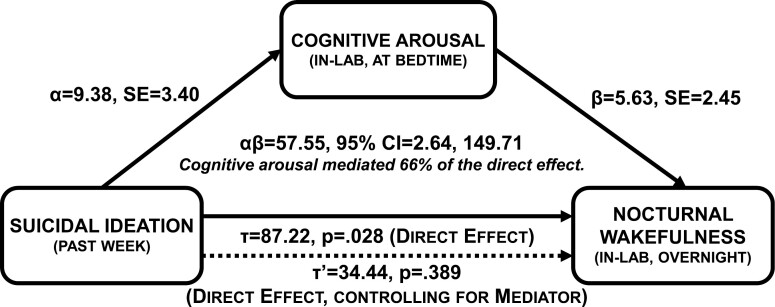 A two-night polysomnography preliminary study in pregnant women with insomnia: suicidal ideation and nocturnal cognitive arousal prospectively predict objective nocturnal wakefulness.