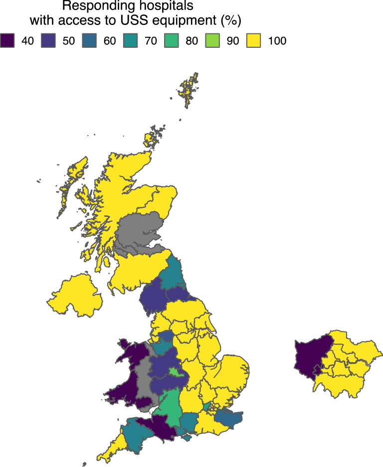 Geographic variation in point of care ultrasound provision: results from a national audit.