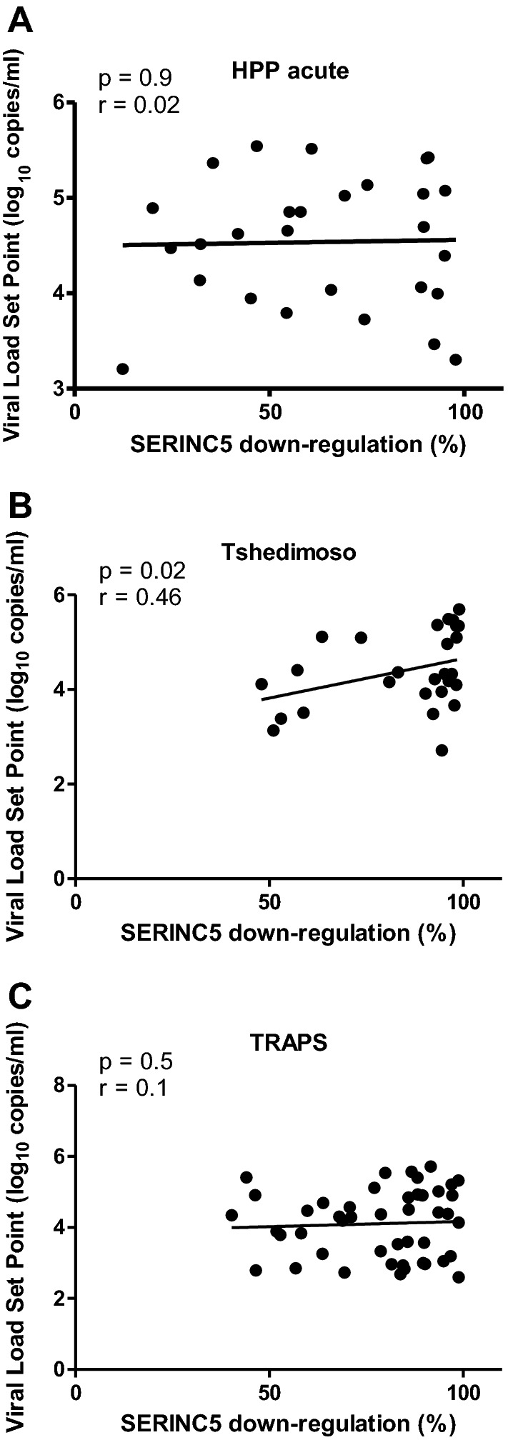 HIV-1 subtype C Nef-mediated SERINC5 down-regulation significantly contributes to overall Nef activity.