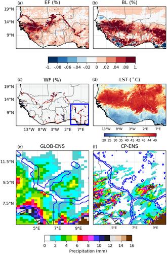 Impact of land surface processes on convection over West Africa in convection-permitting ensemble forecasts: A case study using the MOGREPS ensemble