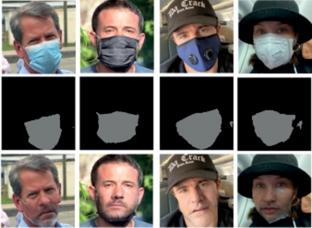 Masked Face Recognition Using Generative Adversarial Networks by Restoring the Face Closed Part