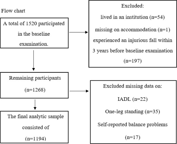 Can the 1-Leg Standing Test Be Replaced by Self-reported Balance in the First-Time Injurious Fall Screening Tool?