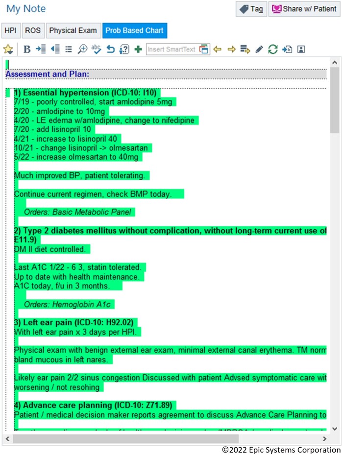 Problem-oriented documentation: design and widespread adoption of a novel toolkit in a commercial electronic health record.