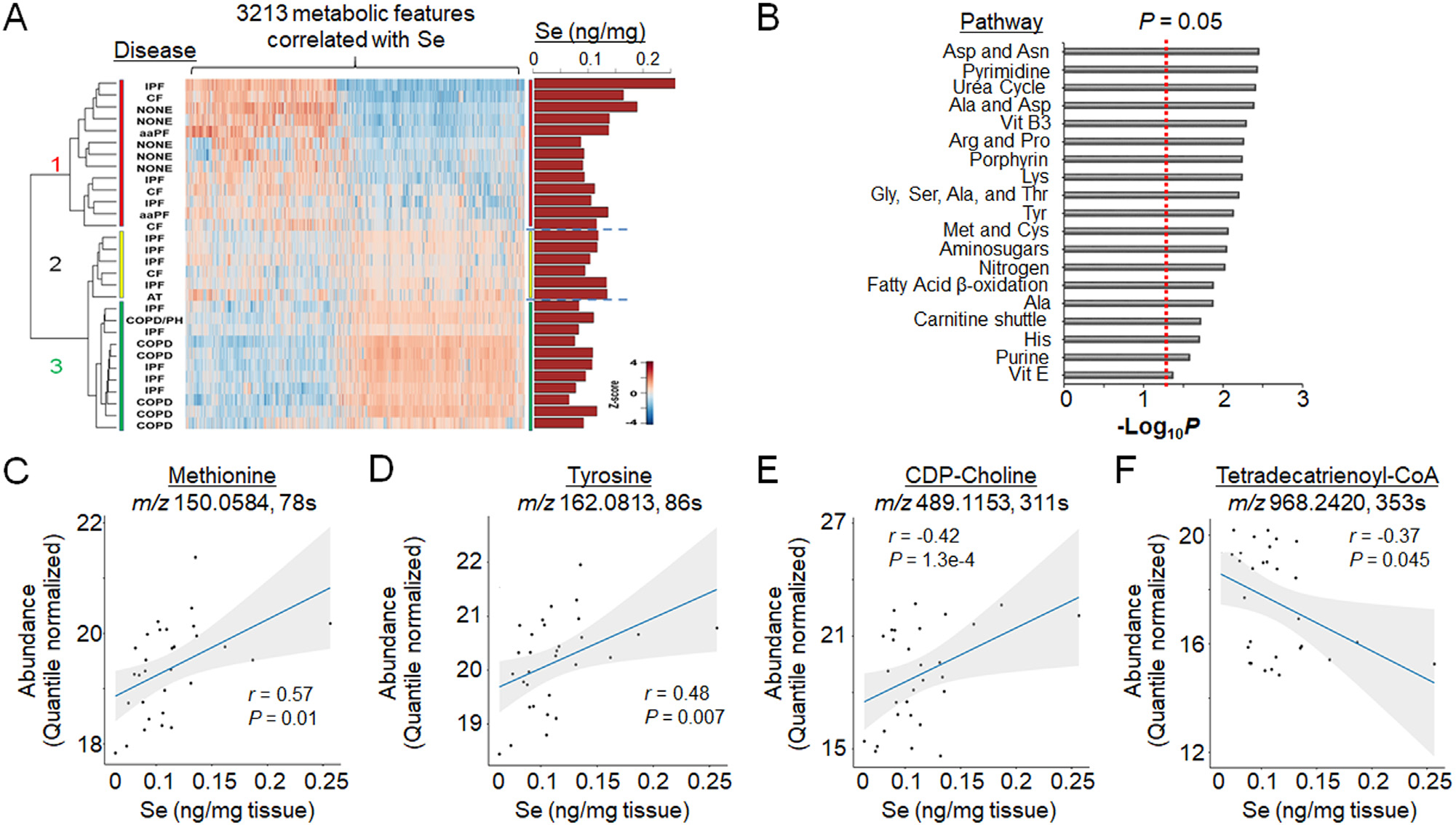 Study on the relationship between selenium and cadmium in diseased human lungs