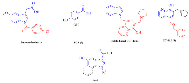 Design, Synthesis, and Investigation of Cytotoxic Effects of 5-Hydroxyindole-3-Carboxylic Acid and Ester Derivatives as Potential Anti-breast Cancer Agents.