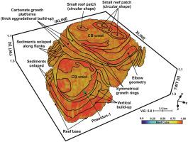 Machine learning elucidates the anatomy of buried carbonate reef from seismic reflection data