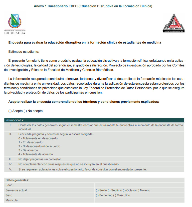 [Instrument validation that measures disruptive education on clinical training].