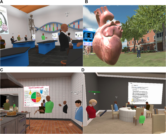 Using Immersive Virtual Reality in an Online Biology Course.