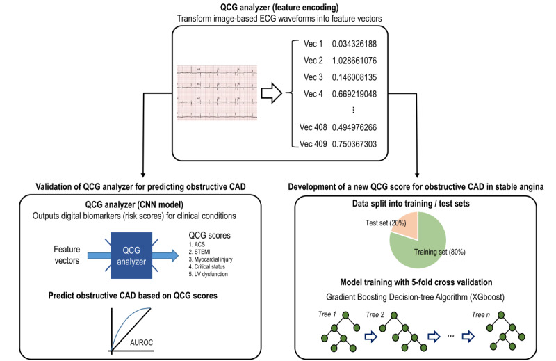 Feasibility of Artificial Intelligence-Based Electrocardiography Analysis for the Prediction of Obstructive Coronary Artery Disease in Patients With Stable Angina: Validation Study.