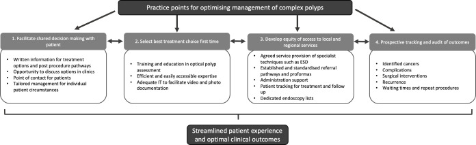 Planning management for complex colorectal polyps: a qualitative assessment of factors influencing decision-making among colonoscopists.