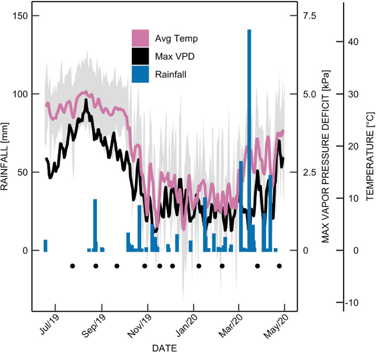 Excess energy and photosynthesis: responses to seasonal water limitations in co-occurring woody encroachers of the semi-arid Southern Great Plains.