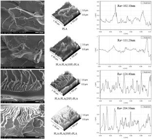 On 3D Printing of Architected PLA-PLA Nanofiber-Based Biomedical Scaffolds