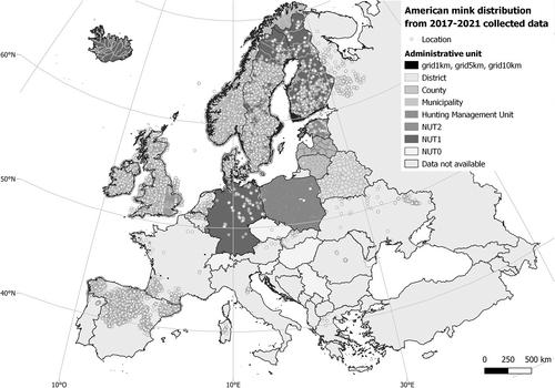 Feral American mink Neogale vison continues to expand its European range: time to harmonise population monitoring and coordinate control