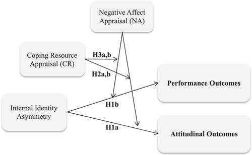 How feeling misidentified can drive negative attitudes yet increase performance: The role of appraisals