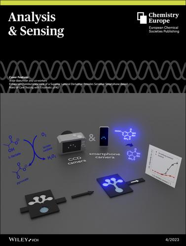 Cover Feature: Enhanced Chemiluminescence of a Superior Luminol Derivative Provides Sensitive Smartphone-Based Point-of-Care Testing with Enzymatic μPAD (Anal. Sens. 4/2023)