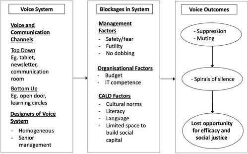 The complexities of employee voice within a multiculturally diverse aged care workforce setting