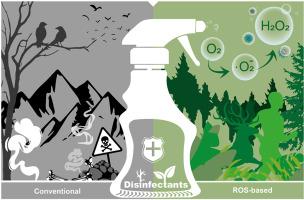 Man-made reactive oxygen species as green disinfectants