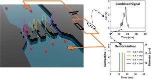 Multiplexed resistive pulse sensor based on geometry modulation for high-throughput microparticle counting