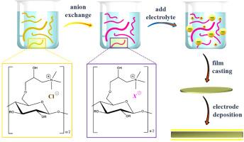 Cationic cellulose Nanofibrils-based electro-actuators: The effects of counteranion and electrolyte