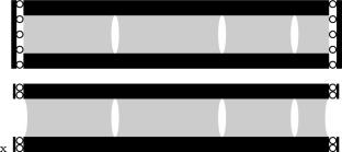 Non-uniform spacing of transverse cracks in symmetric composite laminates