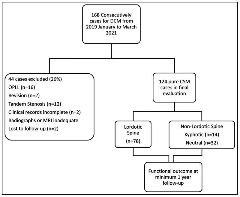 Influence of Preoperative Sagittal Alignment on Functional Recovery in Operated Cases of Cervical Spondylotic Myelopathy.