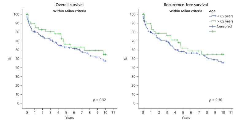 Elderly Patients with Hepatocellular Carcinoma Benefit from Liver Transplantation as Much as Younger Ones.