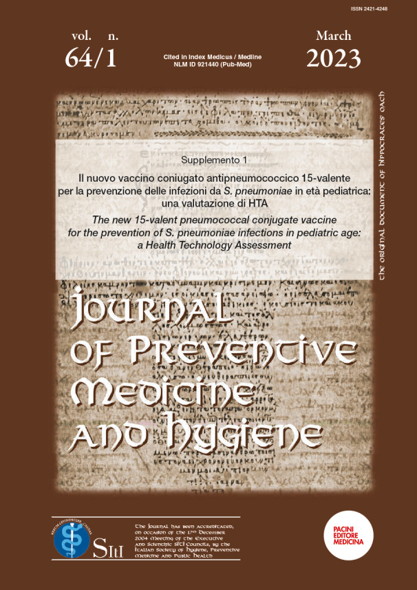 [The new 15-valent pneumococcal conjugate vaccine for the prevention of <i>S. pneumoniae</i> infections in pediatric age: a Health Technology Assessment].