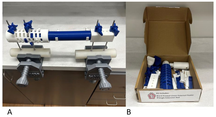 Design and Development of a Novel 3-D Printed External Fixation Device for Fracture Stabilization.