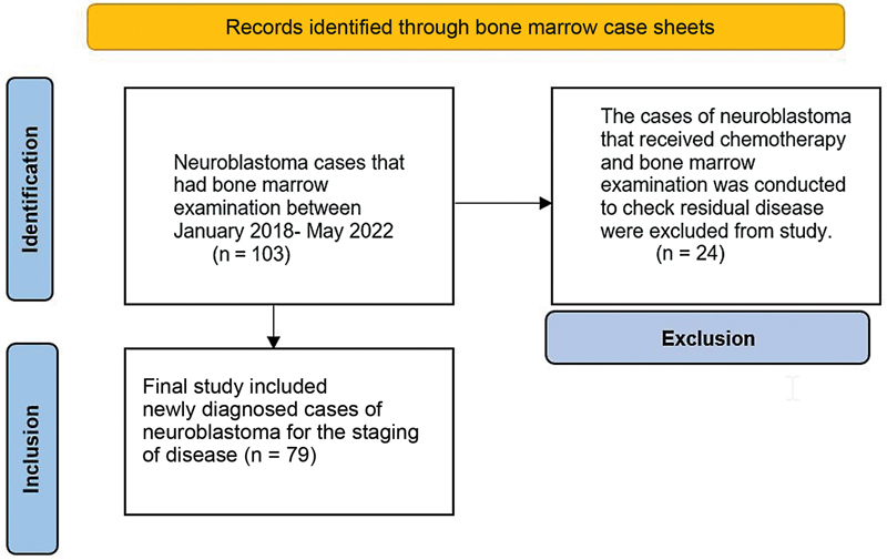 Study of Hemato-morphological Features in Neuroblastoma Infiltrating Marrow.