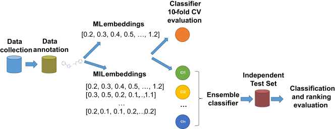 Discovering NDM-1 inhibitors using molecular substructure embeddings representations.