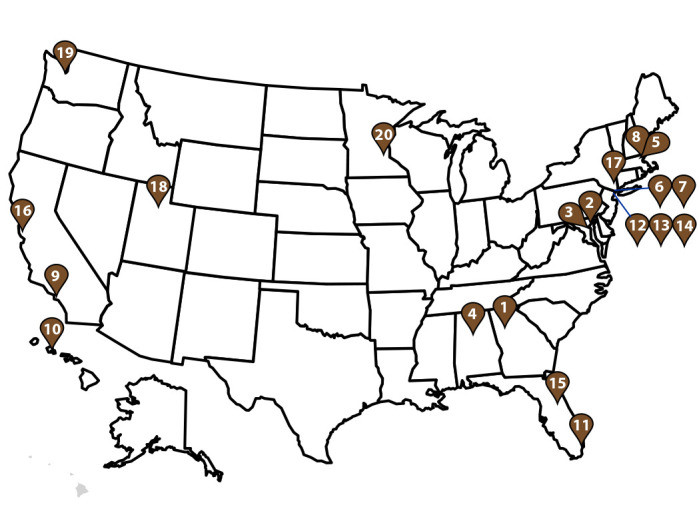 Travel-Related Diagnoses Among U.S. Nonmigrant Travelers or Migrants Presenting to U.S. GeoSentinel Sites - GeoSentinel Network, 2012-2021.