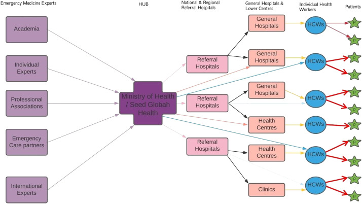 Leveraging tele-mentoring and remote learning to strengthen the emergency care capacity of health workers in Uganda